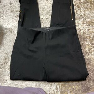 LOFT Black Trousers with Gold Accents